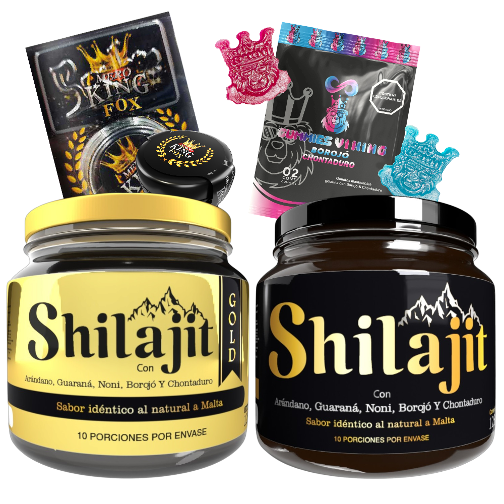 Combo Shilajit X2 Avalado por INVIMA